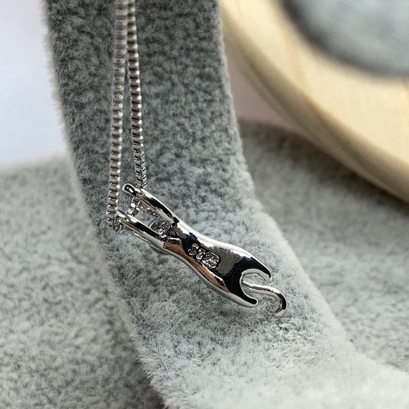 🌟Sterling Silver 925 Necklace Cat - Picture 6 of 8